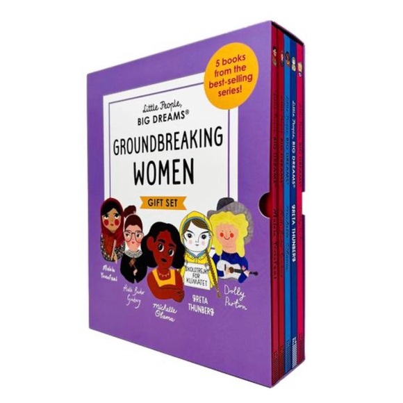 Little People Other - Little People Big Dreams Groundbreaking Women 5 Books Gift Set Hardback Rt $65